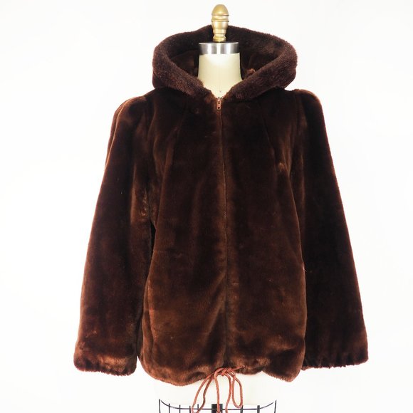 Outlayers Jackets & Blazers - Outlayers Vintage Teddy Faux Fur Hoodie